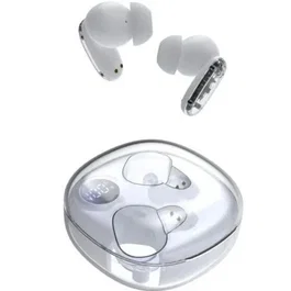 Mars Gaming Auricular gaming mhib2 semi-transparente bluetooth 5.4 con indicador led blanco